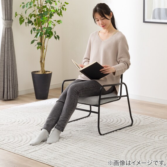 スタッキングチェア(高座椅子) LO グレー 2枚目画像