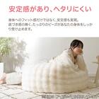 ふわとろ ポコポコ ビーズクッション スクエア アイボリー 5枚目画像