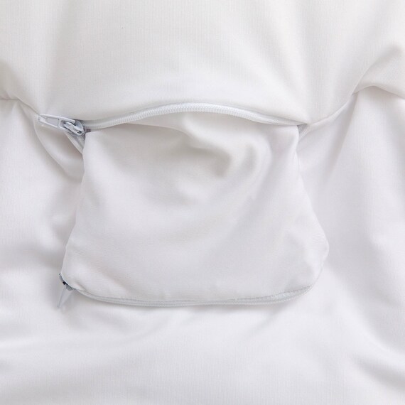 ふわとろ ポコポコ ビーズクッション スクエア アイボリー 8枚目画像