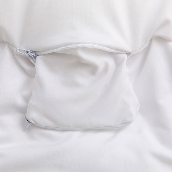 ふわとろ ポコポコ ビーズクッション スクエア アイボリー 8枚目画像