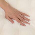 ふわとろ ポコポコ ビーズクッション スクエア アイボリー 9枚目画像