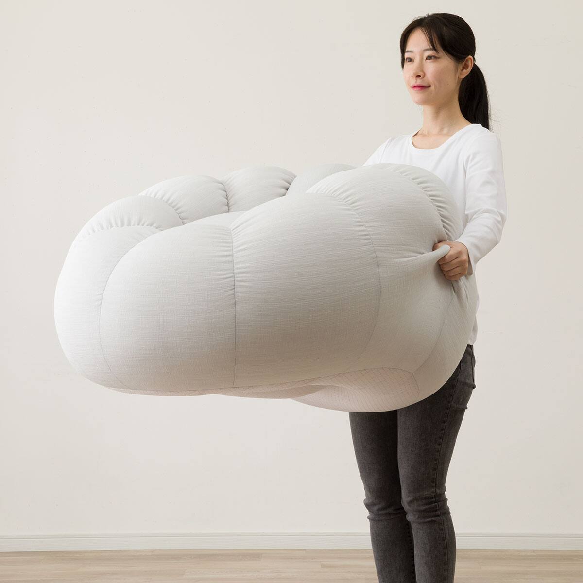 ふわもち フラワービーズソファ Big LGY | ニトリネット【公式】 家具