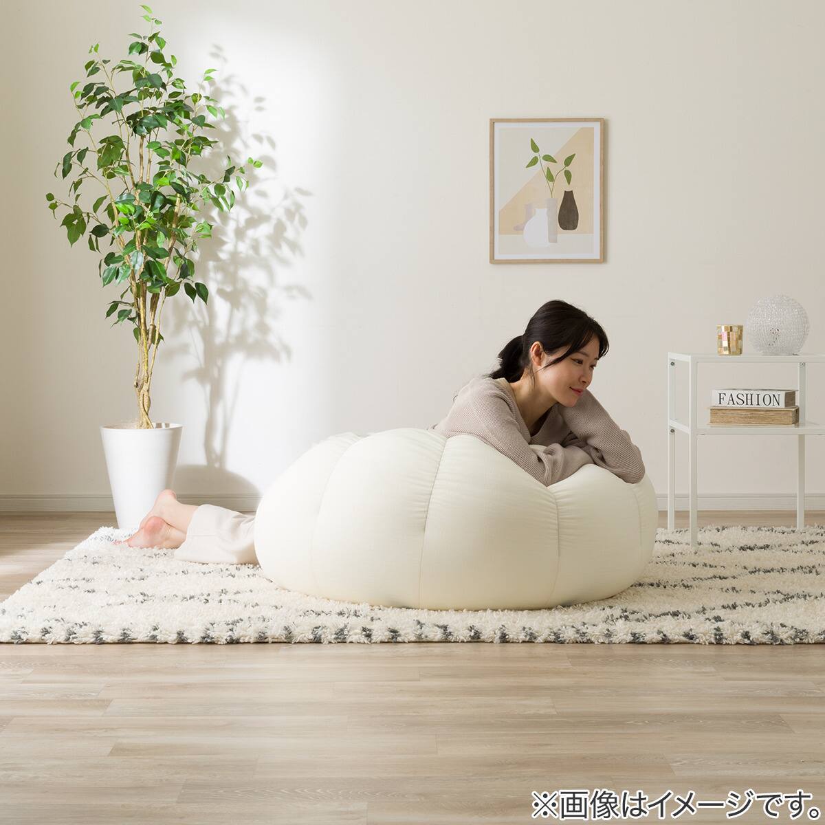 Rady ノベルティ リゾフラ リゾート フラワー ビーズクッション ソファー Rady もちもちクッション リゾートフラワー リゾフラ クッション 2点
