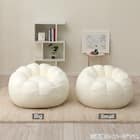 ふわもち フラワービーズソファ Small アイボリー 7枚目画像