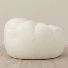 ふわもち フラワービーズソファ Small アイボリー 11枚目画像