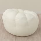 ふわもち フラワービーズソファ Small アイボリー 12枚目画像