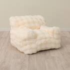 ふわとろ ポコポコ ビーズソファ Small アイボリー 3枚目画像