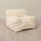 ふわとろ ポコポコ ビーズソファ Small アイボリー 3枚目画像