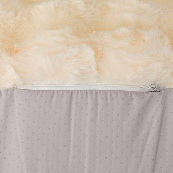 ふわとろ ポコポコ ビーズソファ Small アイボリー 9枚目画像