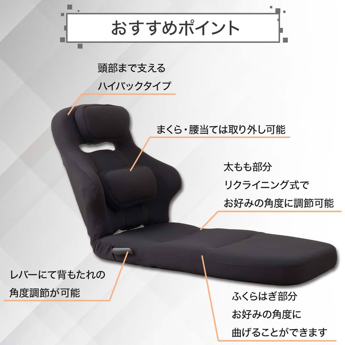 ロングゲーミング座椅子 | ニトリネット【公式】 家具・インテリア通販
