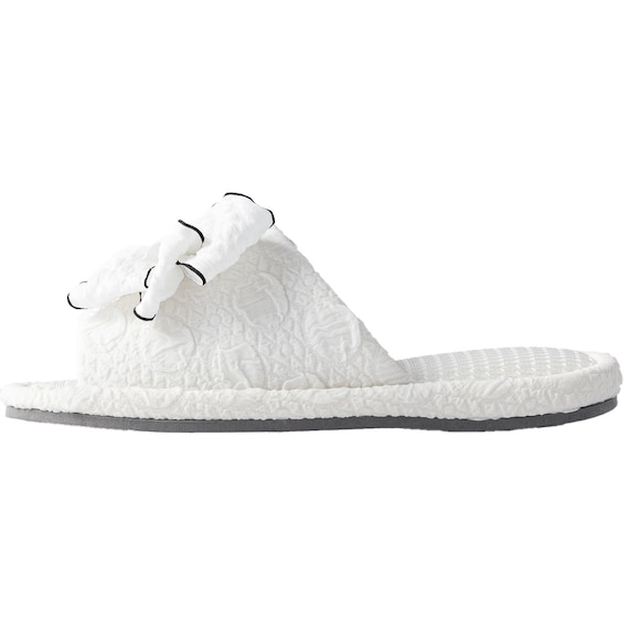 スリッパ M (リボンMS アイボリー nrSRx4s) 4枚目画像