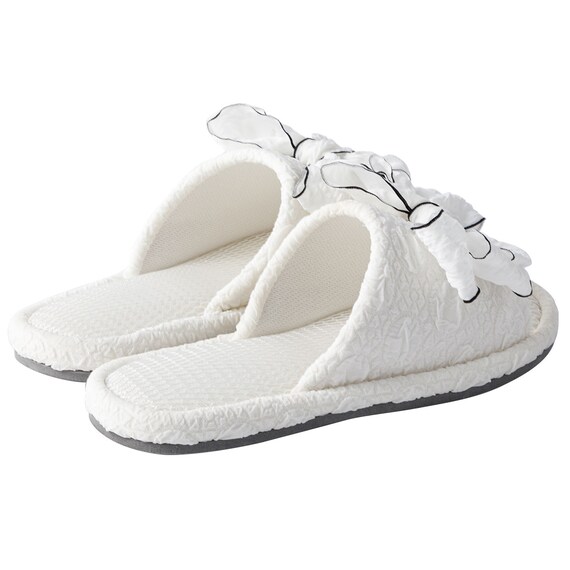 スリッパ M (リボンMS アイボリー nrSRx4s) 6枚目画像