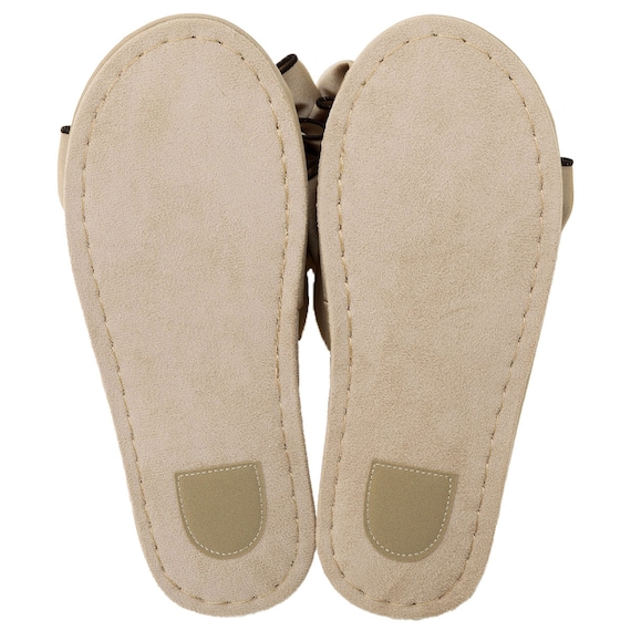 スリッパ M (リボンパイル モカ nrSRx3s) 3枚目画像