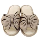 スリッパ M (リボンパイル モカ nrSRx3s) 5枚目画像