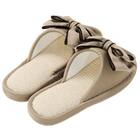 スリッパ M (リボンパイル モカ nrSRx3s) 7枚目画像