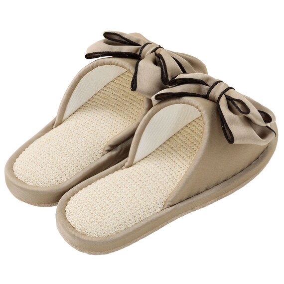 スリッパ M (リボンパイル モカ nrSRx3s) 7枚目画像