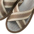 スリッパ M (クロス ブラウンnrSRx7s) 6枚目画像