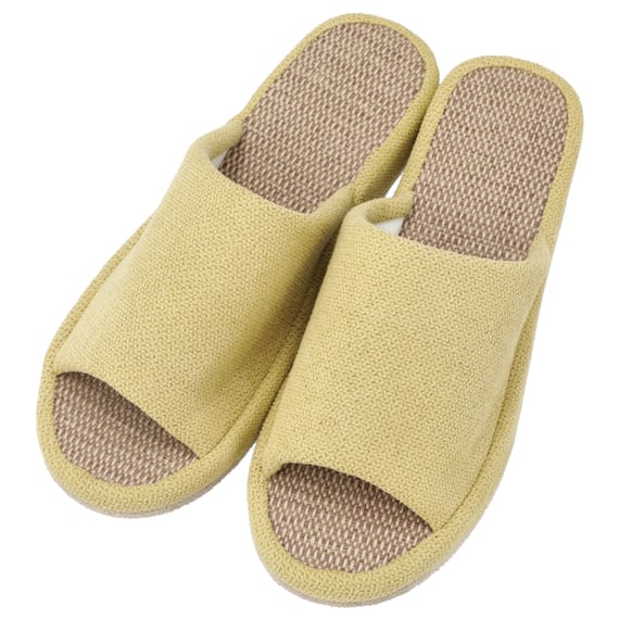 スリッパ ヒール(イエロー M nrSRx6s) 1枚目画像