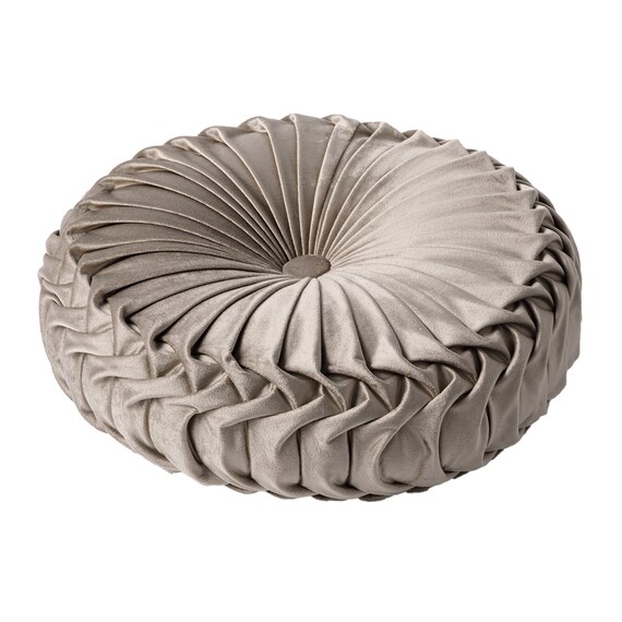 円形クッション ダリア(モカ) 1枚目画像