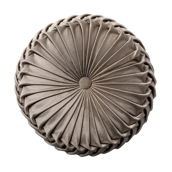 円形クッション ダリア(モカ) 3枚目画像