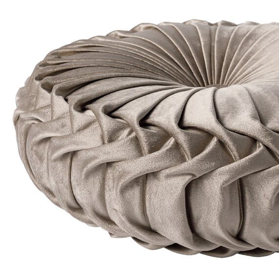 円形クッション ダリア(モカ) 5枚目画像