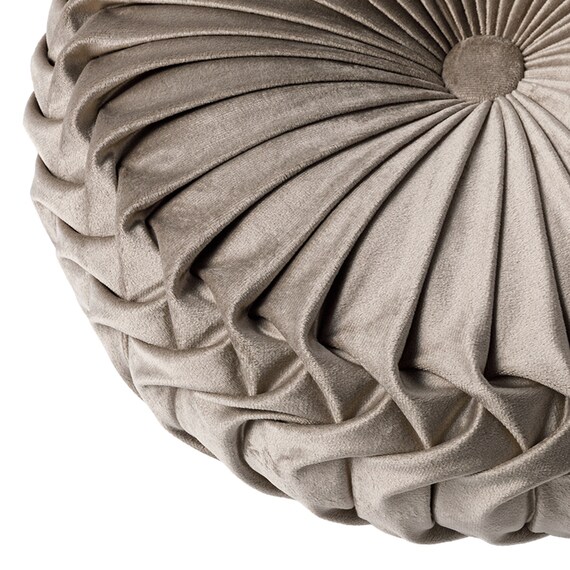 円形クッション ダリア(モカ) 6枚目画像