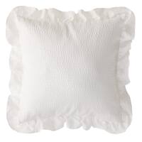 クッションカバー(フリル アイボリー rSCqe1)