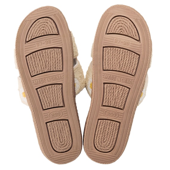 サンダル M (ニットH アイボリー nrSDx2s) 3枚目画像