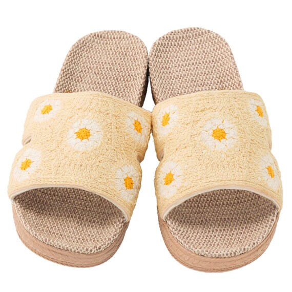 サンダル M (ニットH アイボリー nrSDx2s) 5枚目画像