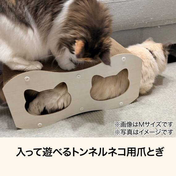 爪とぎトンネル Lサイズ (WW ネコ DH25) 2枚目画像
