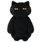 背当てクッション(デコネコ ブラック) 4枚目画像