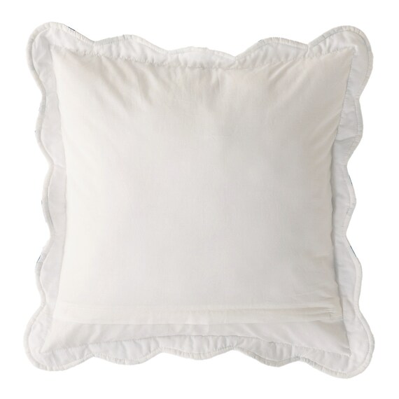 クッションカバー(SLキルトアオバナ rSCz5) 2枚目画像