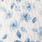 クッションカバー(SLキルトアオバナ rSCz5) 4枚目画像