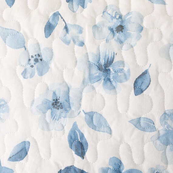 クッションカバー(SLキルトアオバナ rSCz5) 4枚目画像