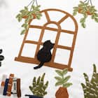 クッションカバー(デコネコ刺繍) 5枚目画像