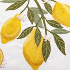 クッションカバー(レモン刺繍) 5枚目画像