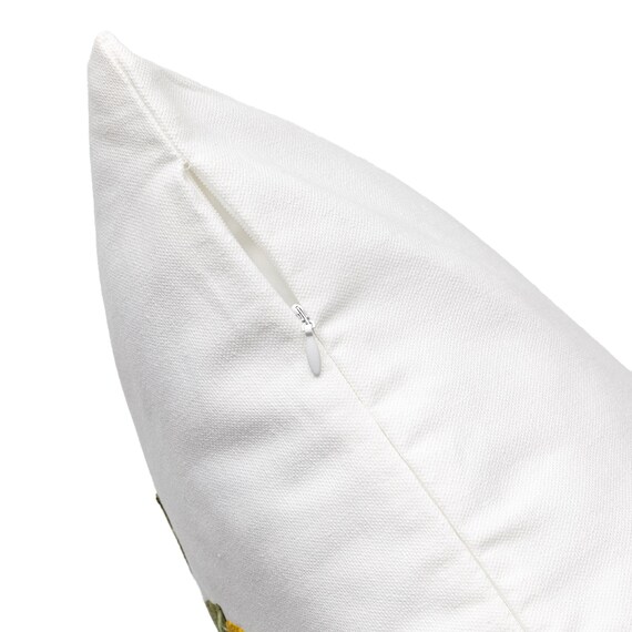 クッションカバー(レモン刺繍) 6枚目画像