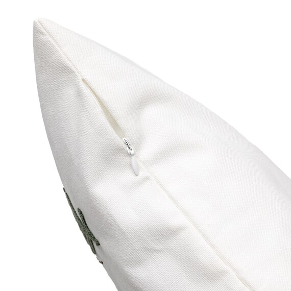 クッションカバー(花刺繍) 6枚目画像