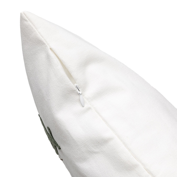 クッションカバー(花刺繍) 6枚目画像