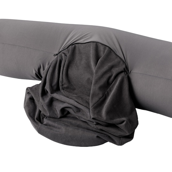 抱き枕にもなる 2WAY変形ビーズクッション(BC-E05PF) 14枚目画像