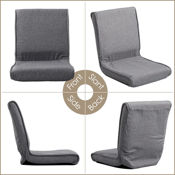 コンパクト座イス(LC-A09HG グレー) 3枚目画像