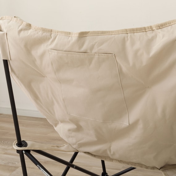 洗える バタフライチェア ワイド(BFC2601 ベージュ) 12枚目画像
