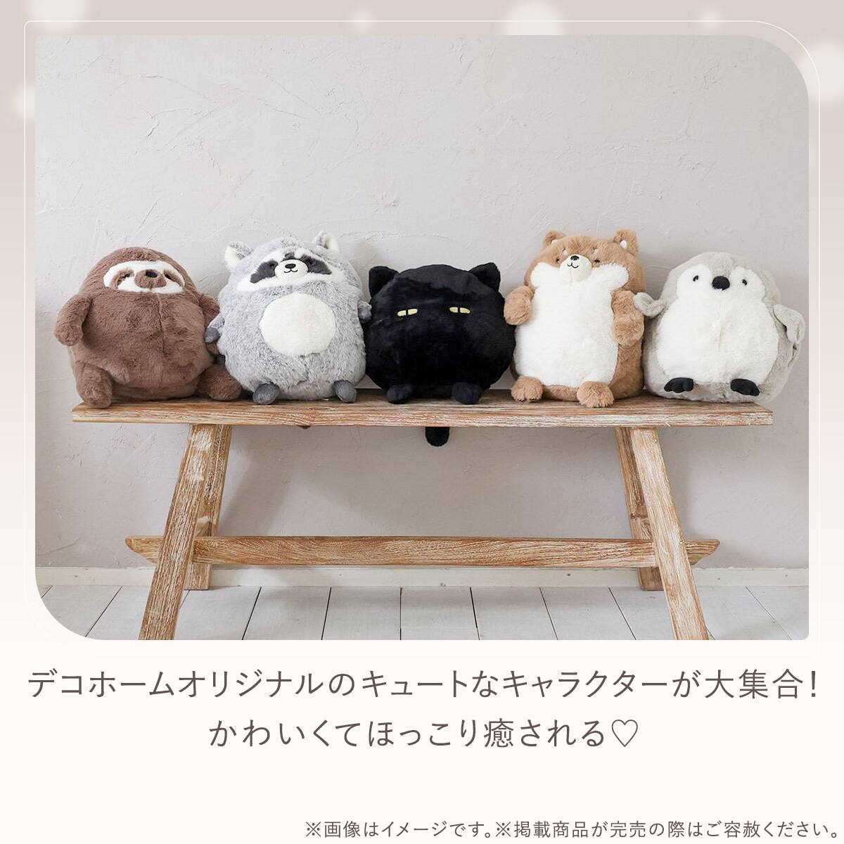 手入れクッション(デコアライグマ rSCh1a) | ニトリネット【公式