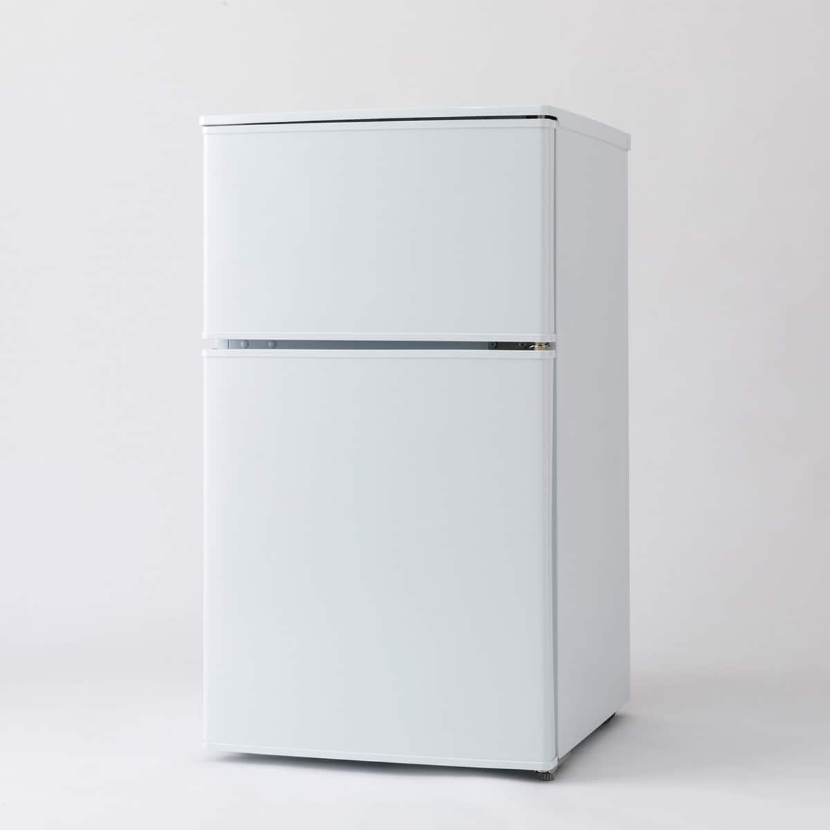 90L 直冷式2ドア冷凍冷蔵庫 (BR2C01WH) 延長保証付き (リサイクル回収