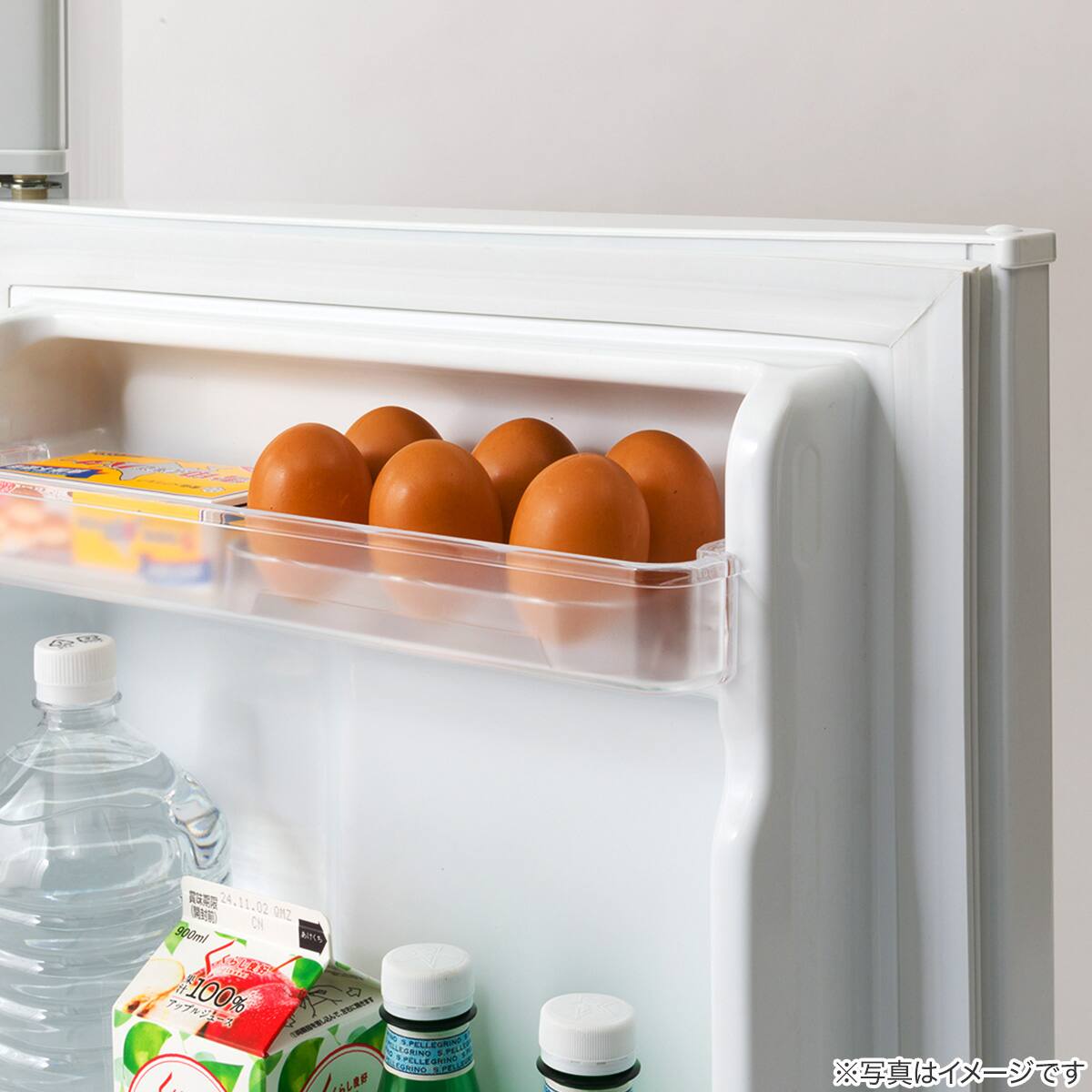 90L 直冷式2ドア冷凍冷蔵庫 (BR2C01WH) 延長保証付き (リサイクル回収