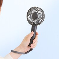 充電式ハンディファン(ダークグレー)