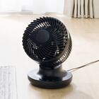 上下左右自動首振り DCモーターサーキュレーター(14畳用 ブラック) 1枚目画像