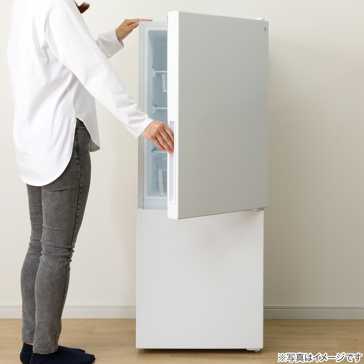 ニトリ 2ドア冷蔵庫 NR-133L WH 133L 2024年製 133L 2ドア冷凍冷蔵庫(NRｰ133L ホワイト) | ニトリネット【公式