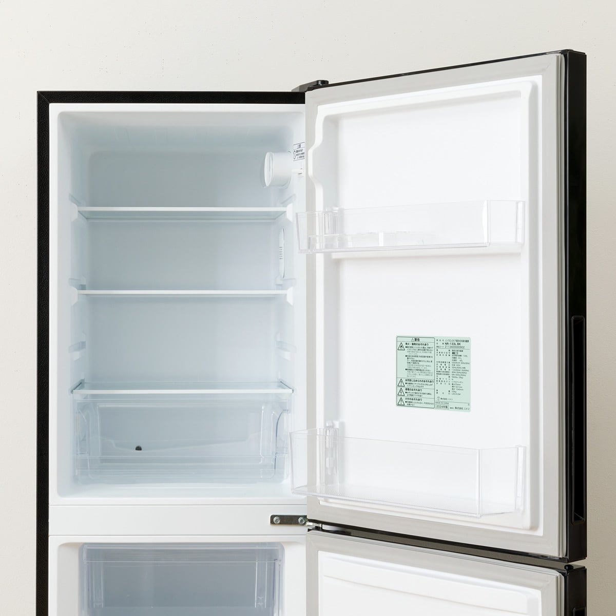 133L 2ドア冷凍冷蔵庫 (NRｰ133L ブラック) | ニトリネット【公式