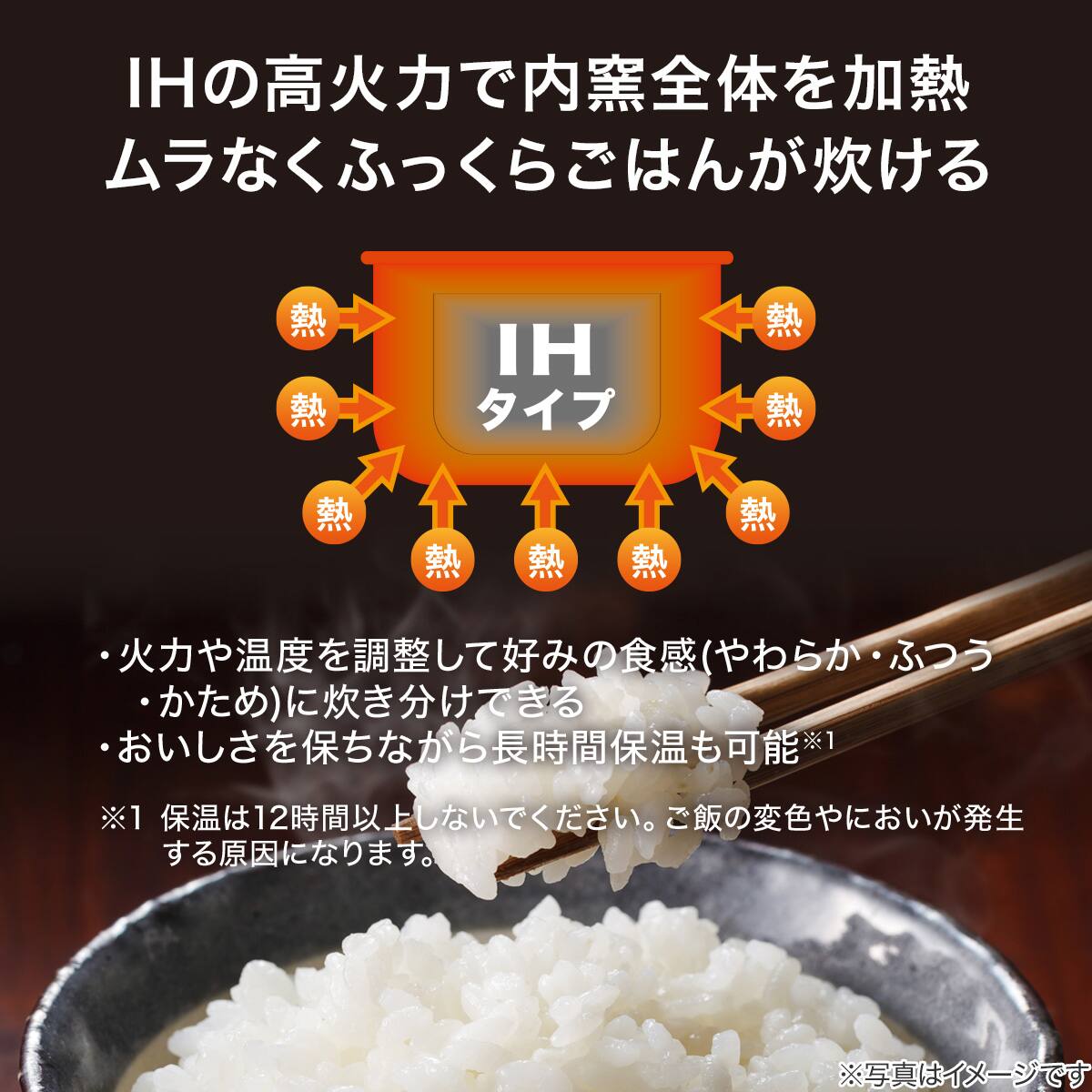 IH炊飯ジャー 5.5合(BC2G02 ブラック) | ニトリネット【公式】 家具